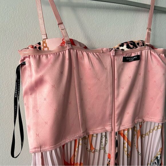 MARCIANO Guess Pleated midi dress with print - Picture 11 of 12